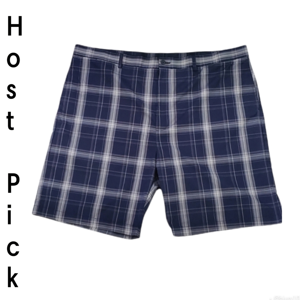 Ben Hogan Performance Navy Plaid Short